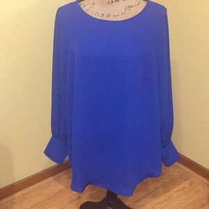 Adorable Blue Dress Blouse